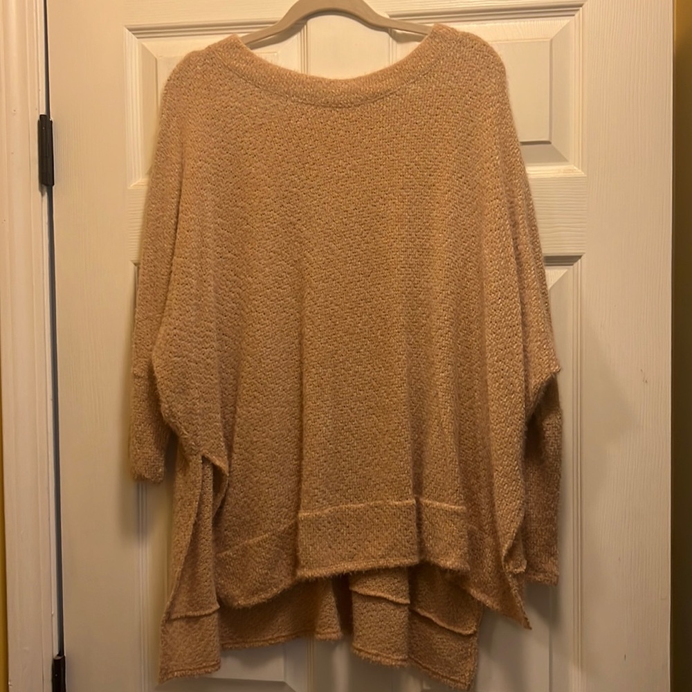 Peach pink sweater